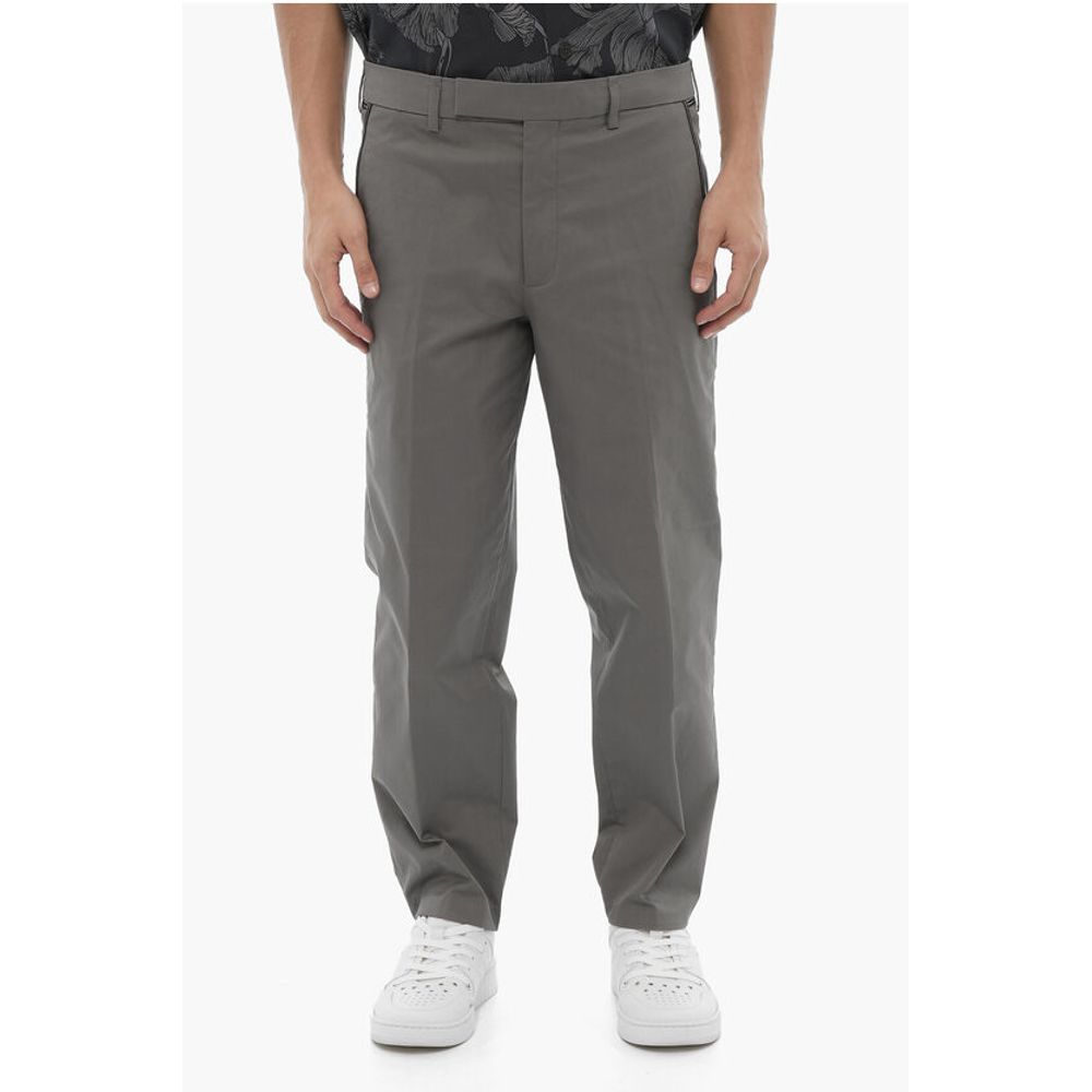 Regular Fit Slim Fit Pants with Belt Loops