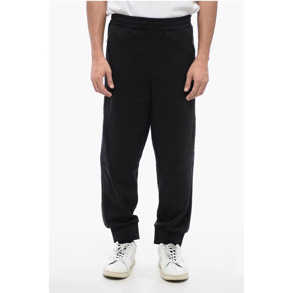 Cotton Blend MODERNIST Biker Sweatpants with Zipped Pockets