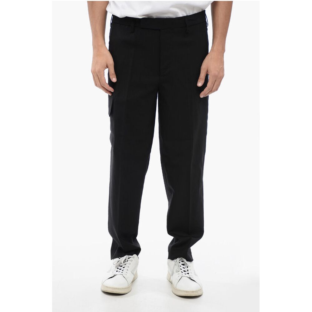 Virgin Wool Blend NATE Cargo Pants