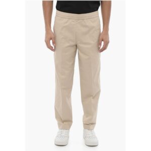 Low-Wait Slim Fit REM Pants with Drawstring Waist