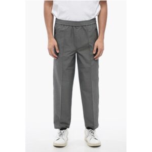 Stretch Fabric LOUIS Pants with Elastic Waistband