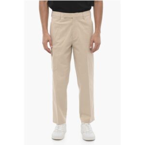 Skinny Fit Cargo Pants with Belt Loops