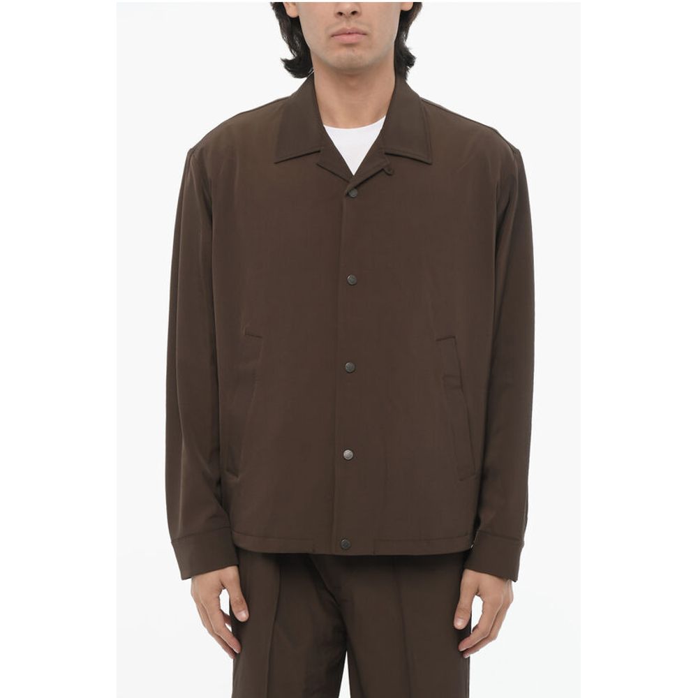 Boxy Fit Overshirt with Snapp Buttons
