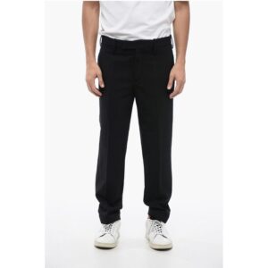 Regular Rise METAL HEM Wool Blend Pants