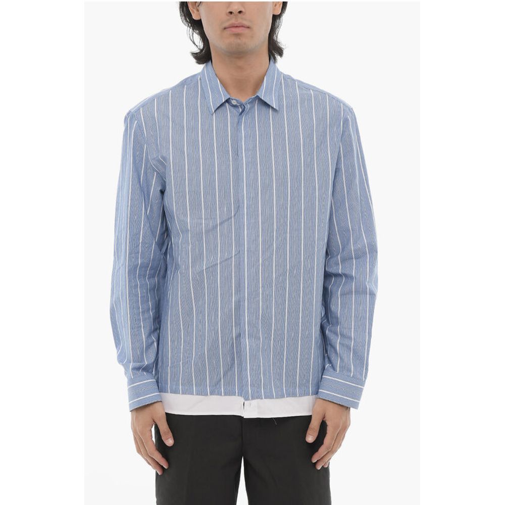 Boxy Fit Cotton Striped Casual shirt