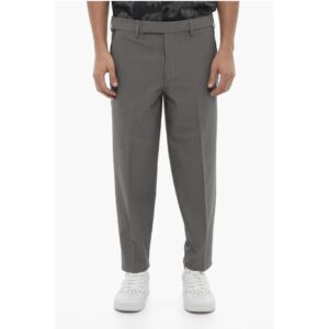 Regular Fit Slim Fit Pants with Belt Loops
