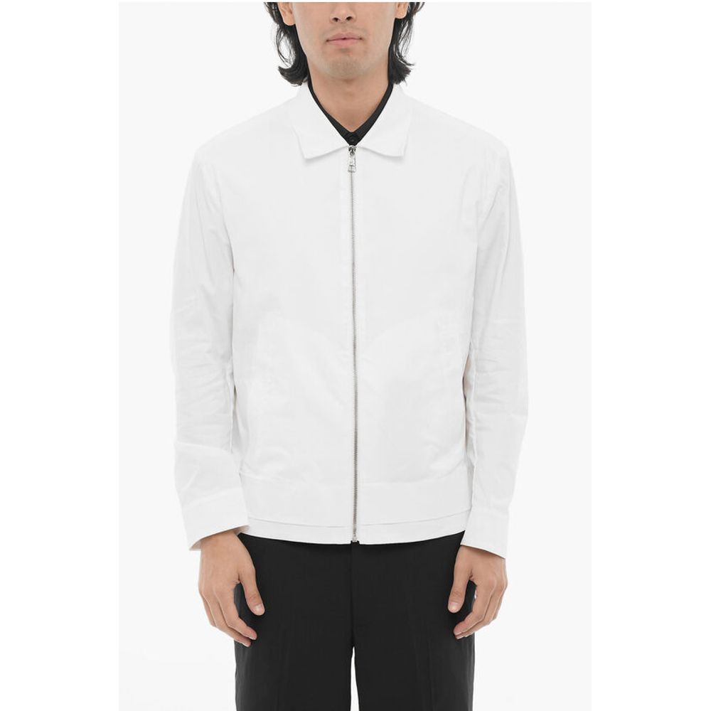 Solid Color Lightweight Overshirt
