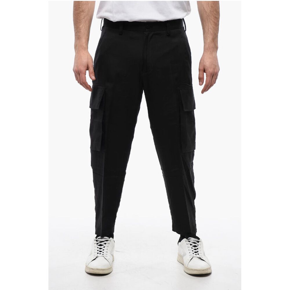 Silk Blend FIREMAN Cargo Pants