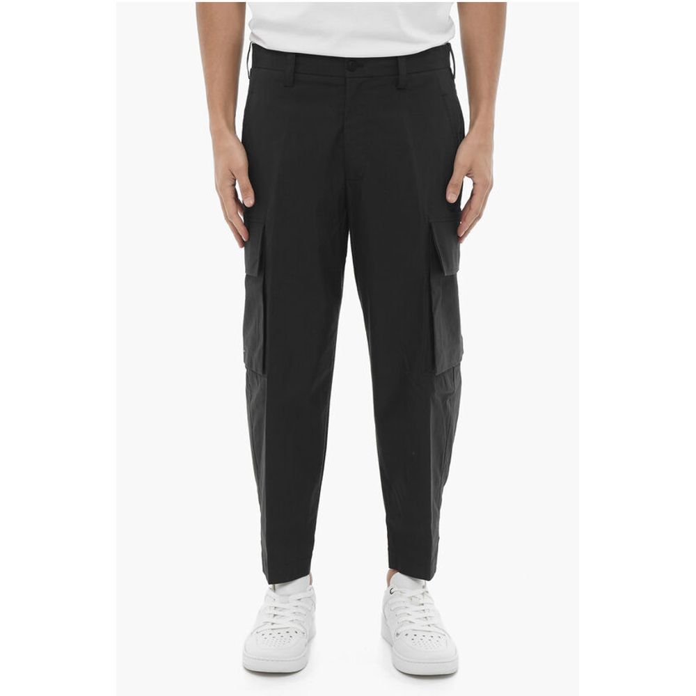 Loose Fit Cargo Pants with Belt Loops