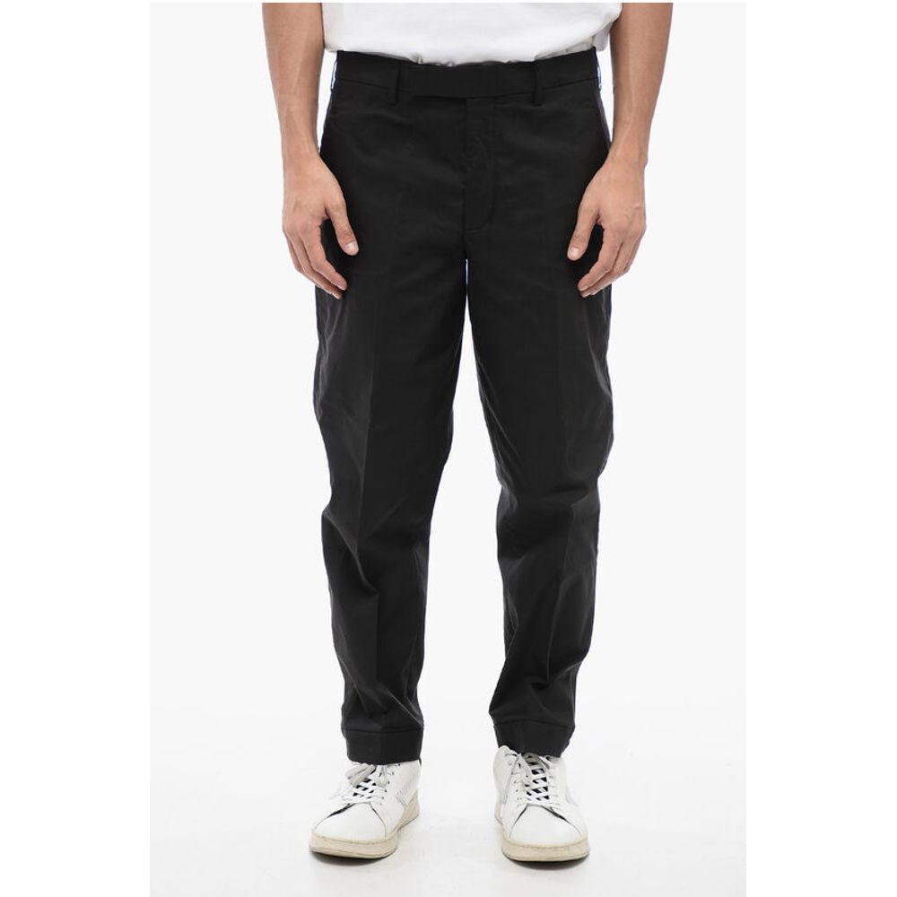 Regular Rise METAL HEM Cotton Blend Pants