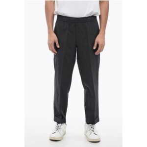 Wrinkled Cotton REM Slim Fit Pants