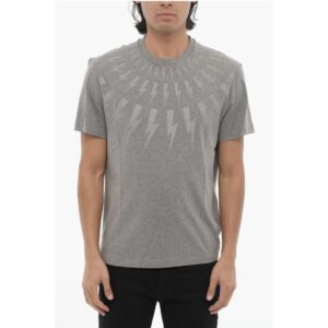 Slim Fit FAIRISLE THUNDERBOLT T-Shirt