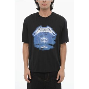 Slim Fit ROCK BAND ZODIAC GEMINI Crew-neck T-shirt with Drop