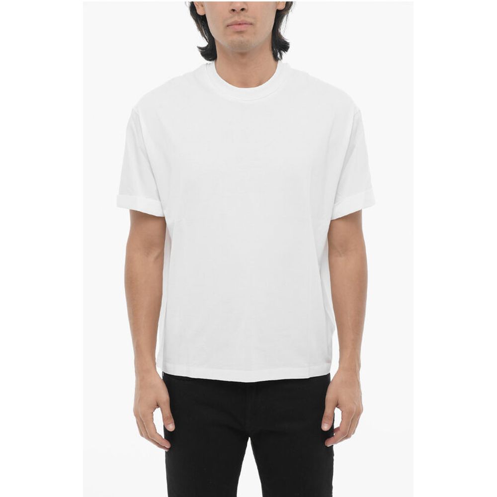 Solid Color Easy Fit Crew-neck T-Shirt