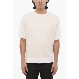 Solid Color Slim Fit Crew-neck T-shirt