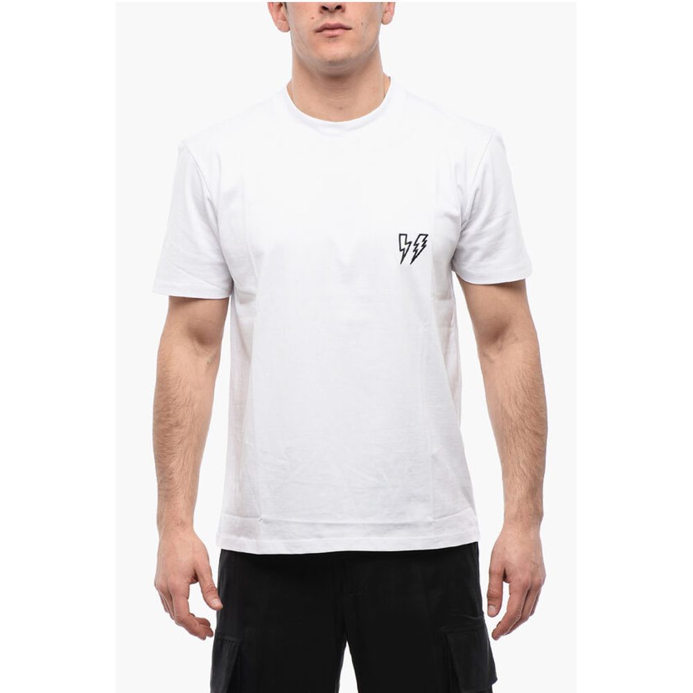 Cotton DOUBLE BOLT Slim Fit T-Shirt