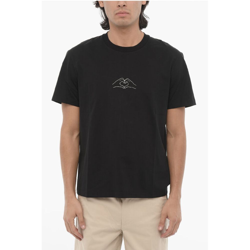 Cotton Crew-neck T-shirt with Print