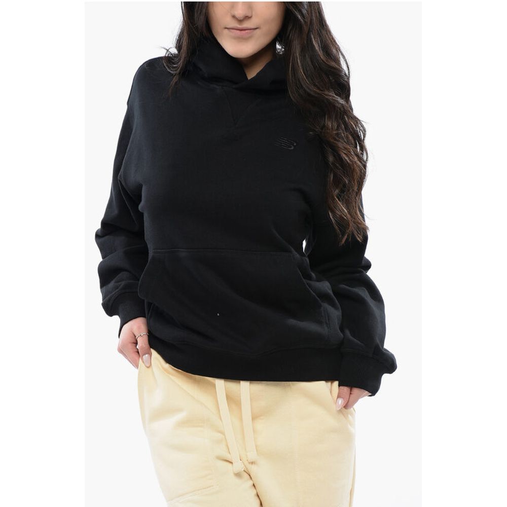 Oversized Hoodie With Patch Pocket