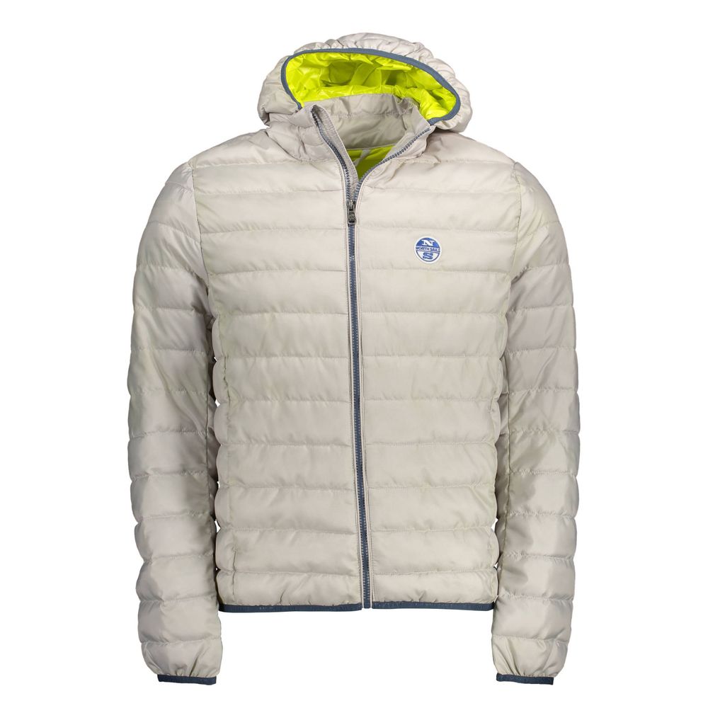 Gray Polyester Jacket