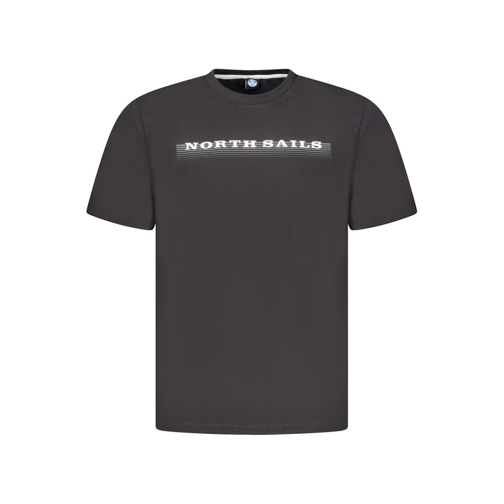 Black Cotton Men TShirt