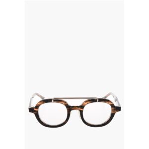 Turtle Printed Rounded Sunglasses