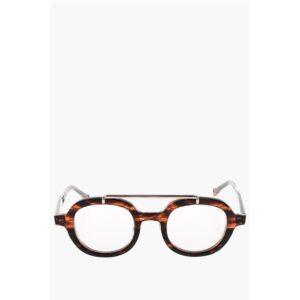 Turtle Printed Rounded Sunglasses