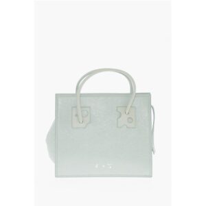 Solid Color Leather Tote Bag