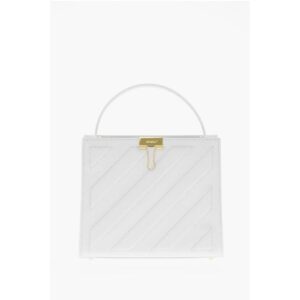 Leather CROSS Tote Bag with Golden Details