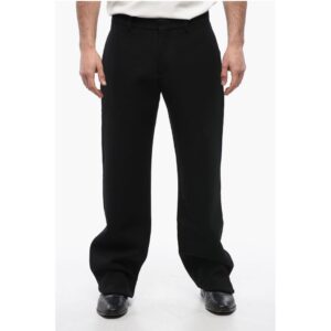 Wool Straight-Fit Pants