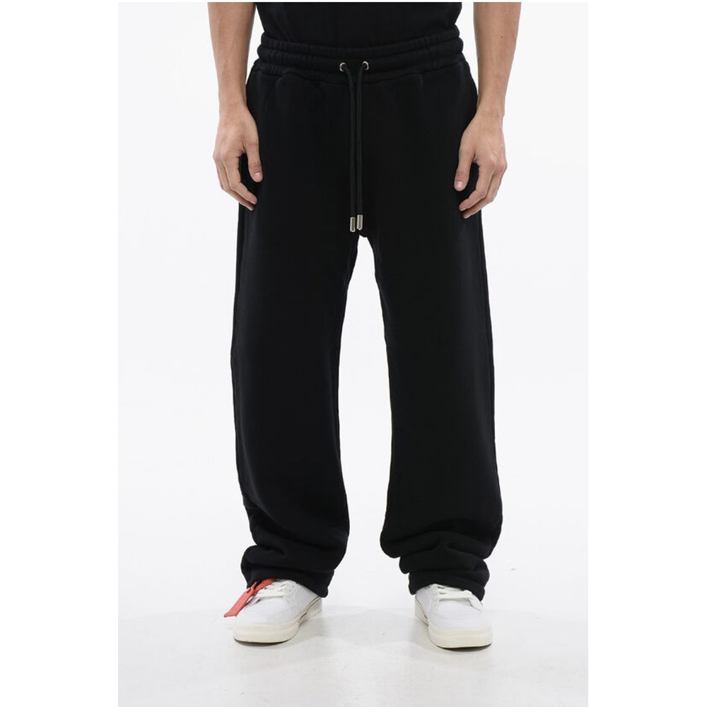 Brushed Cotton BANDANA Embroidered Joggers
