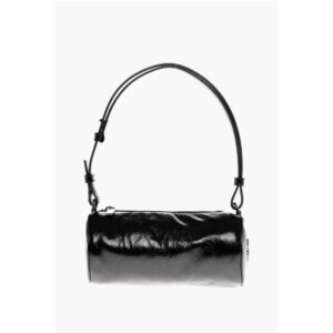 Leather TORPEDO Mini Bag with Silver Tone Logo