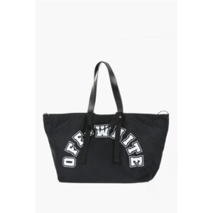 Perforated DAY OFF Weekend Bag with Contrast Print