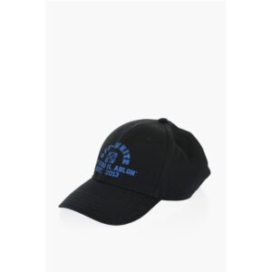 Solid Color Cap with Contrasting Logo