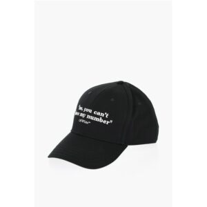 Cotton QUOTES Cap with Embroidery