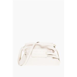 Solid Color Leather Clutch