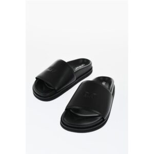 Leather CLOUD OFF STAMP Slides