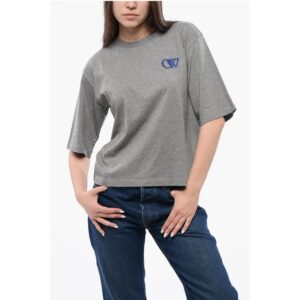 Solid Color Cotton Crew-neck T-shirt