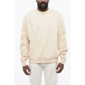 Solid Color CORNELY DIAGS SKATE Crew-neck Sweatshirt with Em