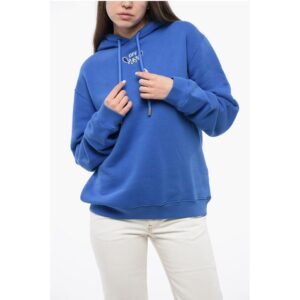Cotton Hoodie with Back Bandana Motif