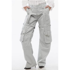 Cotton PKT Cargo Pants with Harness Details