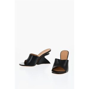 Open-Toe JUG Mules Wedge 10 cm