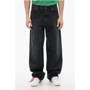 Faded Effect Loose-Fit Jeans 25cm