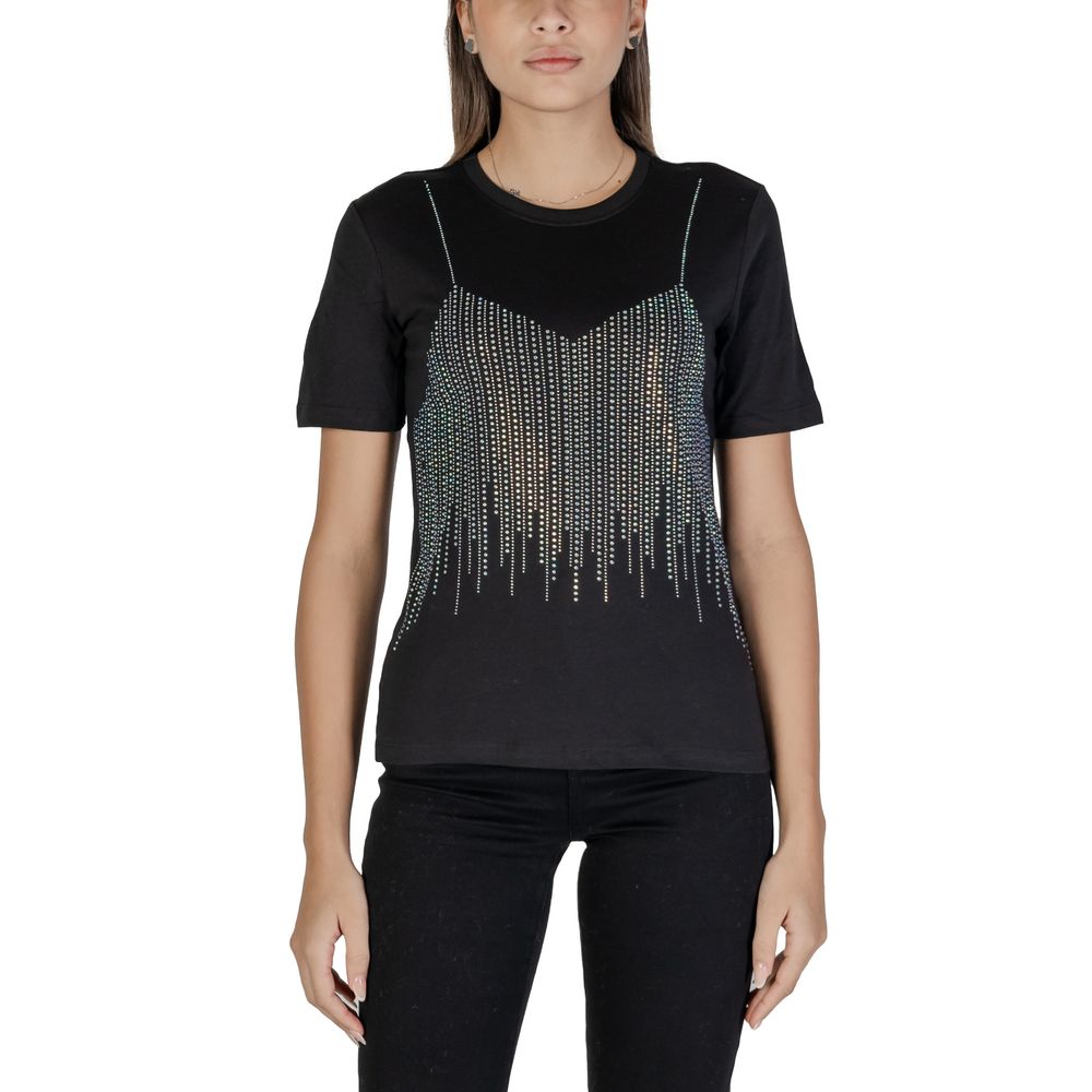 Black Cotton T-Shirt