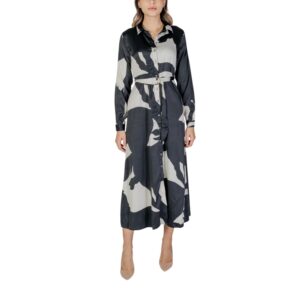 Black Recycled Polyester Long