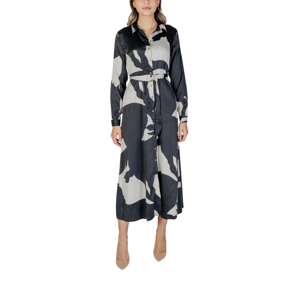 Black Recycled Polyester Long