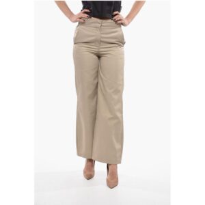 High-Waisted Straight-Fit Pants