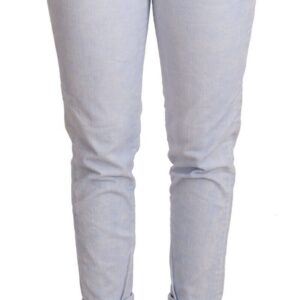 Light Blue Cotton Push Up Denim Jeans