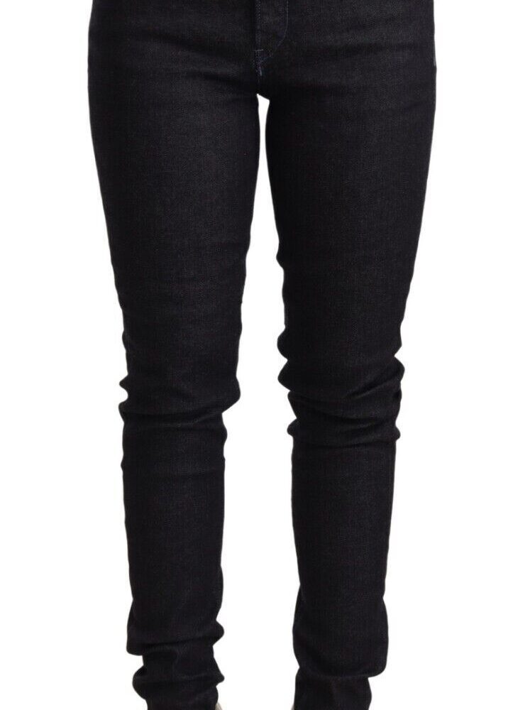 Sleek Low Waist Skinny Denim