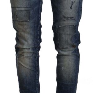 Chic Blue Washed Skinny Denim Serenade