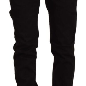 Chic Black Low Waist Skinny Jeans